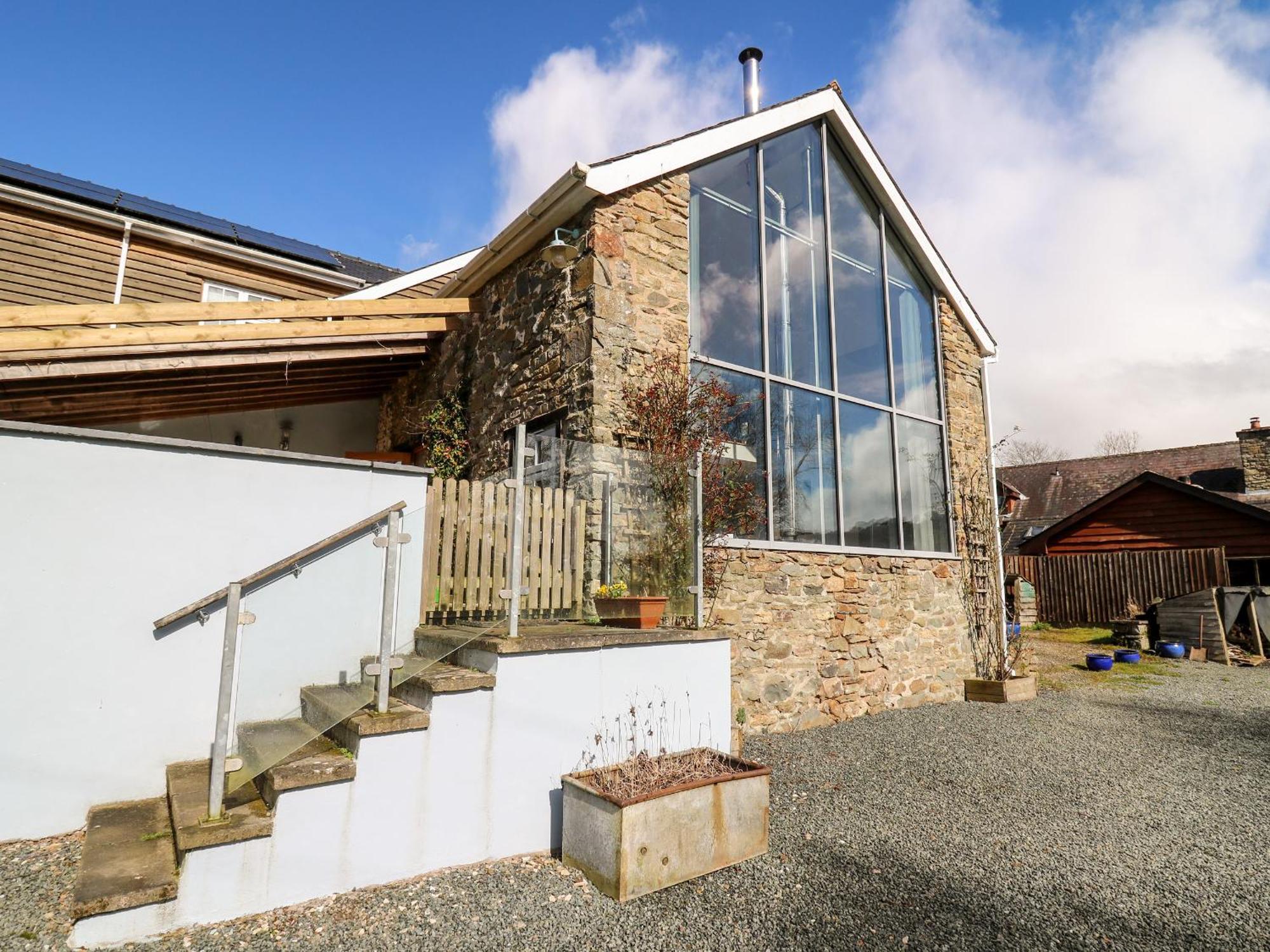 The Barn At Glanoer Bettws Disserth Exterior foto